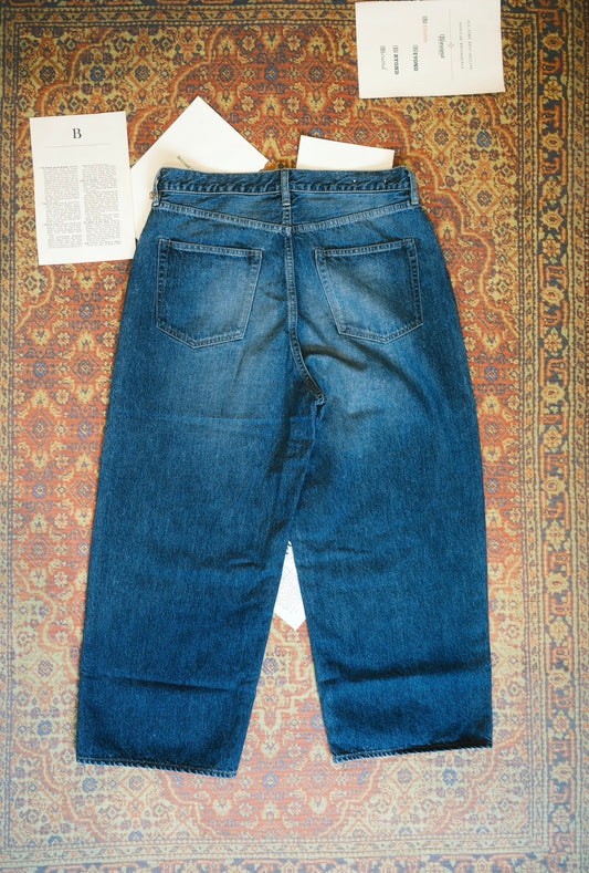 MINEDENIM: S.Wide Straight Cropped 5pocket USD