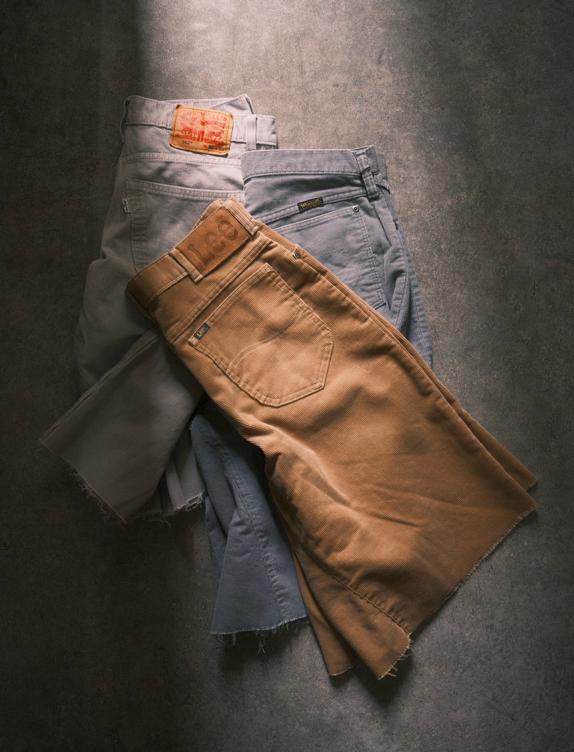 OLDPARK:BAGGY SHORTS (CORDUROY、Mサイズ)