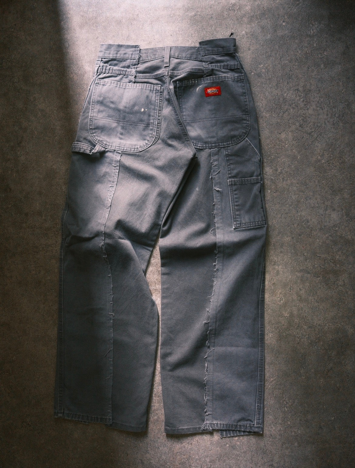 OLDPARK : BAGGY CARPENTER PANTS -DUCK- (GRAY、Sサイズ)