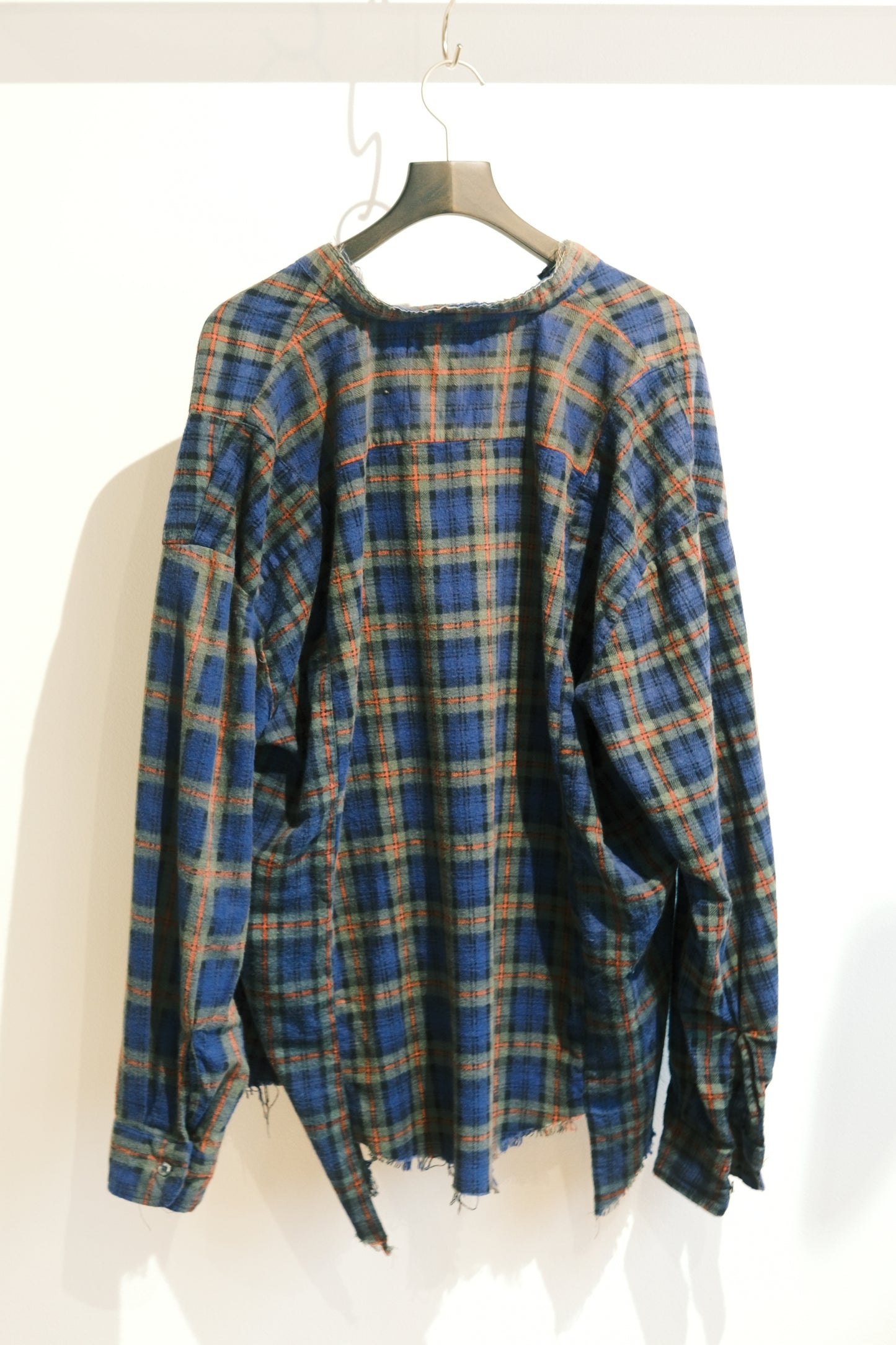OLDPARK : SLEEVE FRONT SHIRT -2 (FLANNEL、Fサイズ)