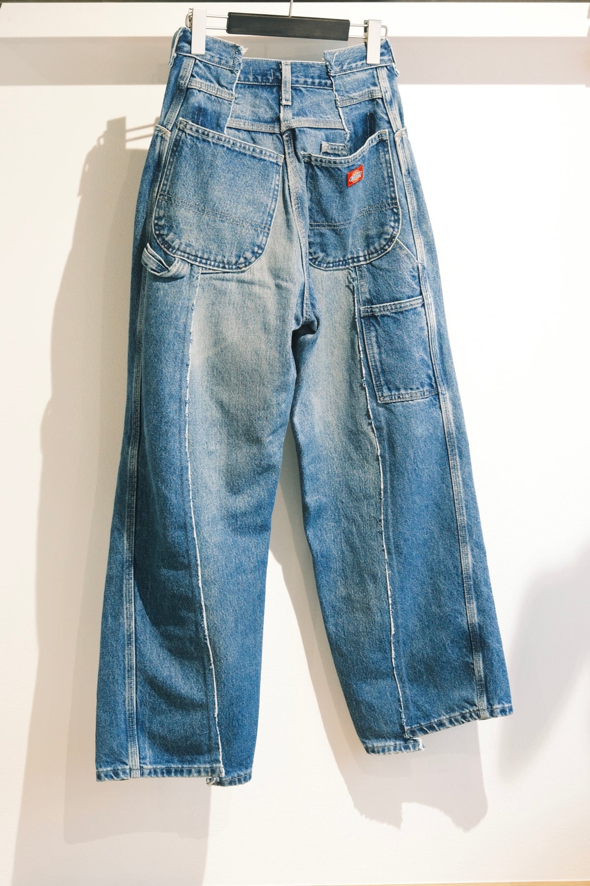 OLDPARK : BAGGY CARPENTER PANTS -DENIM- (BLUE、XSサイズ)