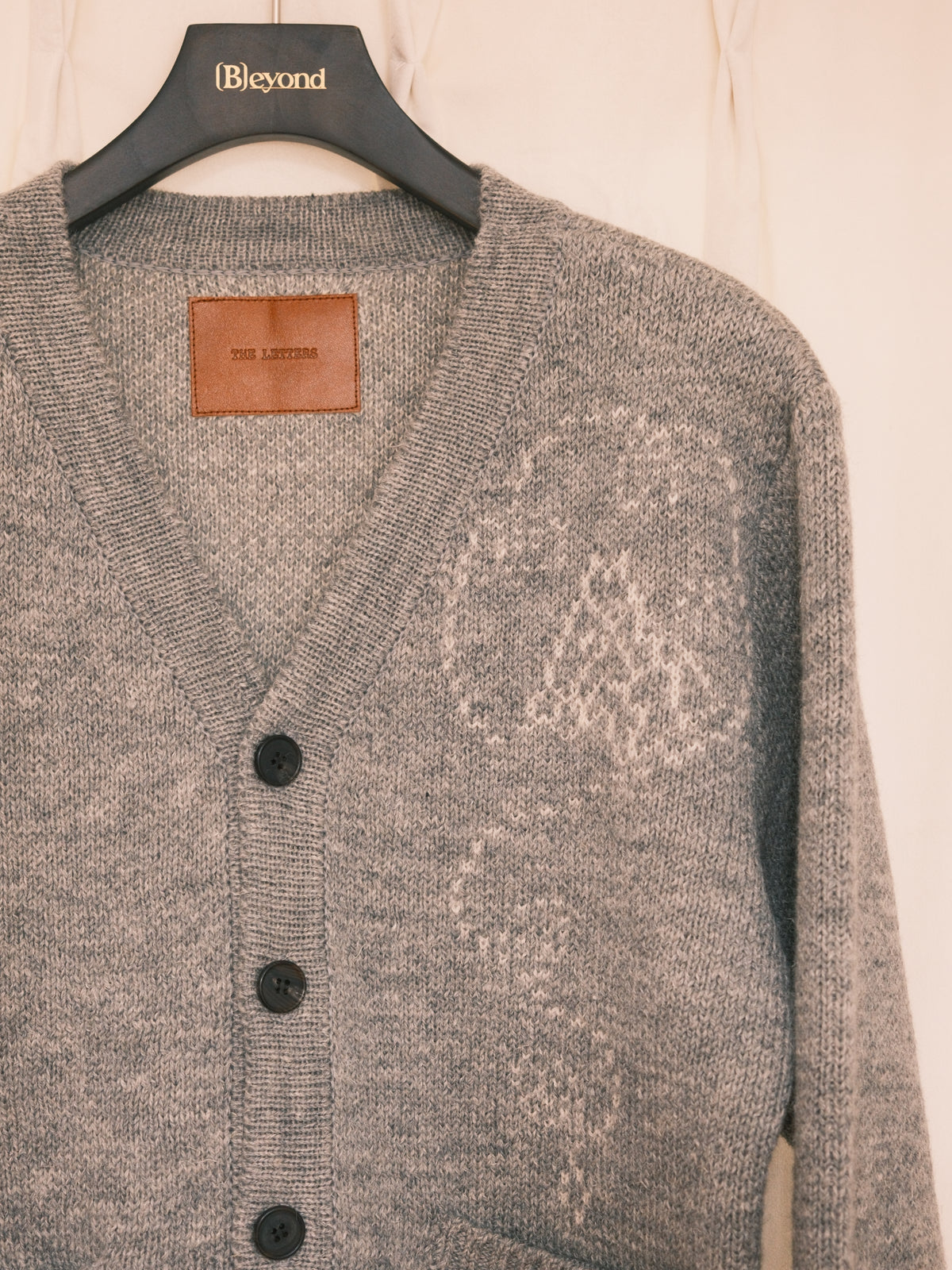 The Letters : 5G COW BOY CARDIGAN -SHETLAND WOOL LINEN-
