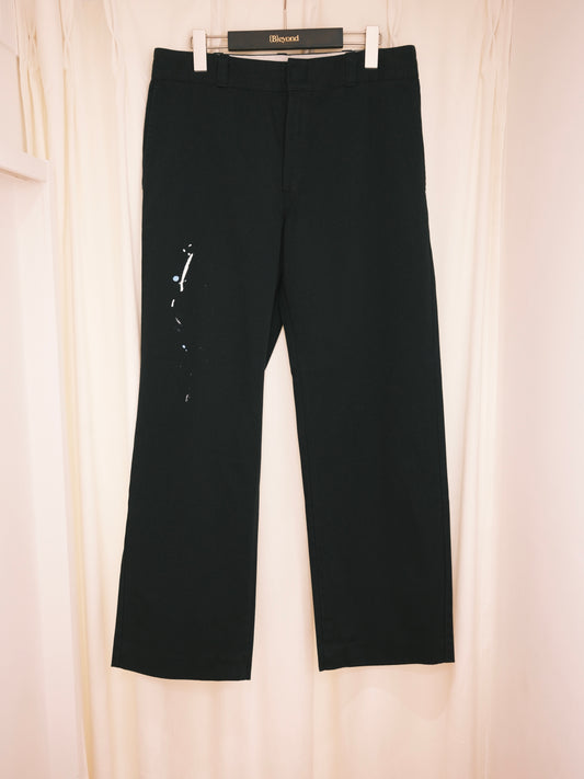 TODAY edition : TC TWILL WORK TROUSERS / BLACK