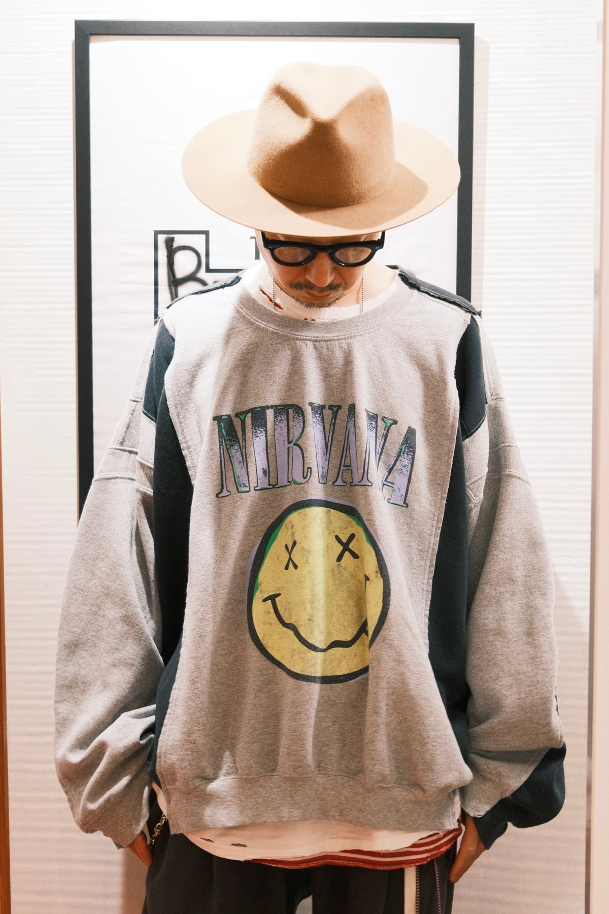 OLDPARK : BAGGY SWEAT -NIRVANA- / Fサイズ