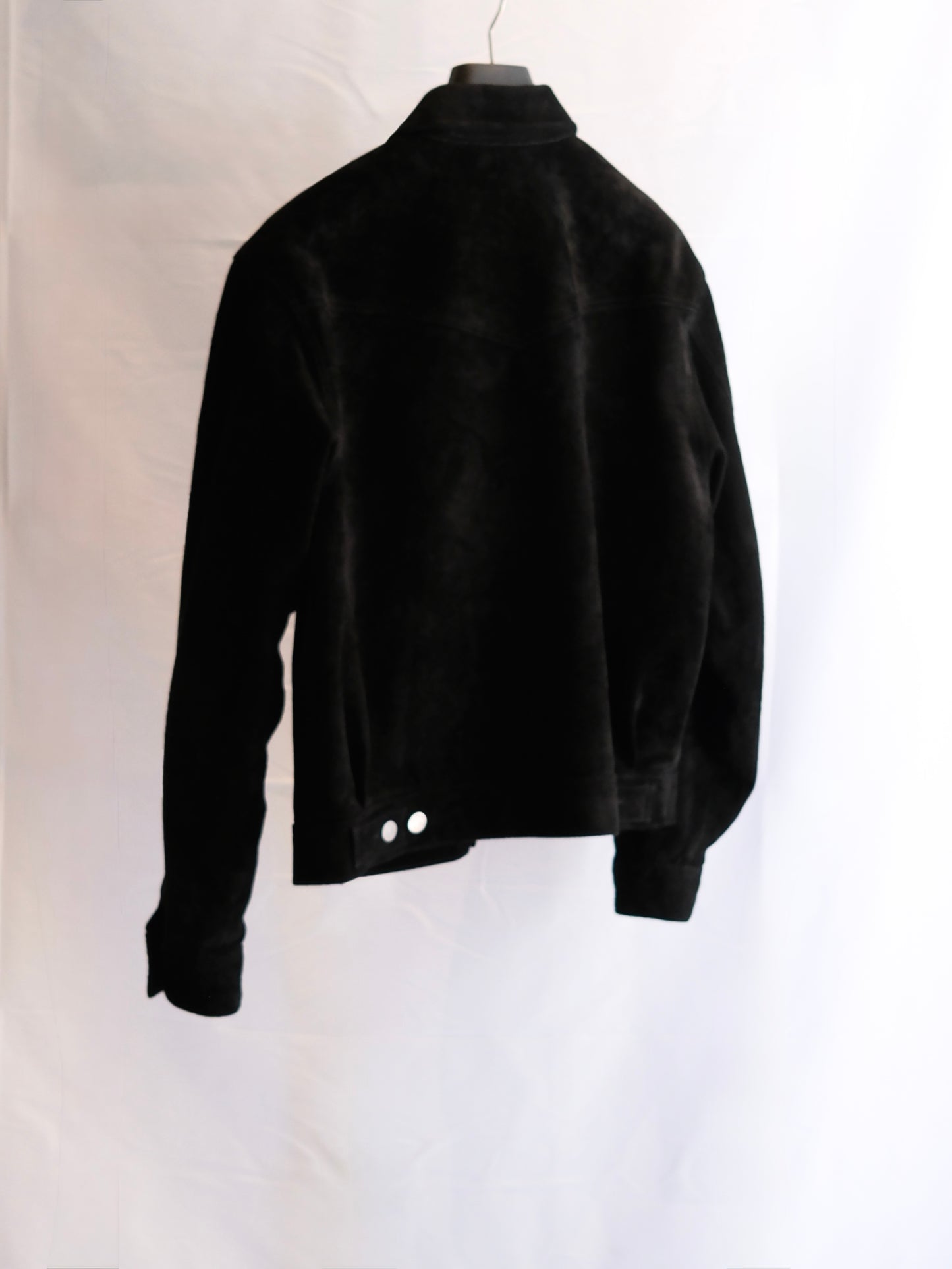 The Letters : COW BOY TRUCKER JACKET -HORSE SUEDE- / BLACK