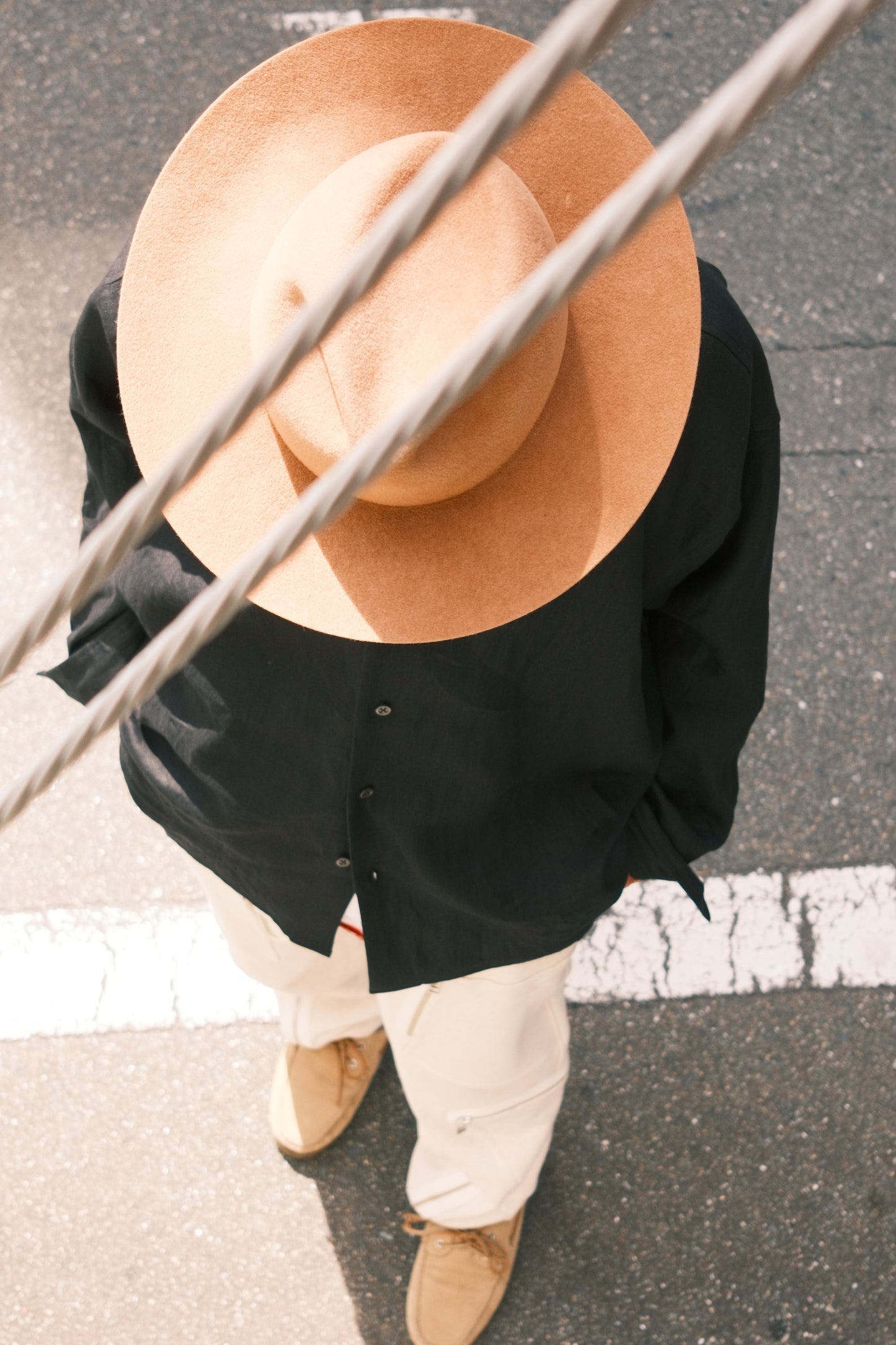 OLDPARK : PARACHUTE SWEAT PANTS (OATMEAL)