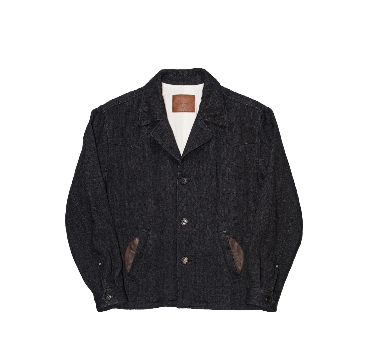 The Letters : RANCH JACKET - WOOL LINEN TWEED -