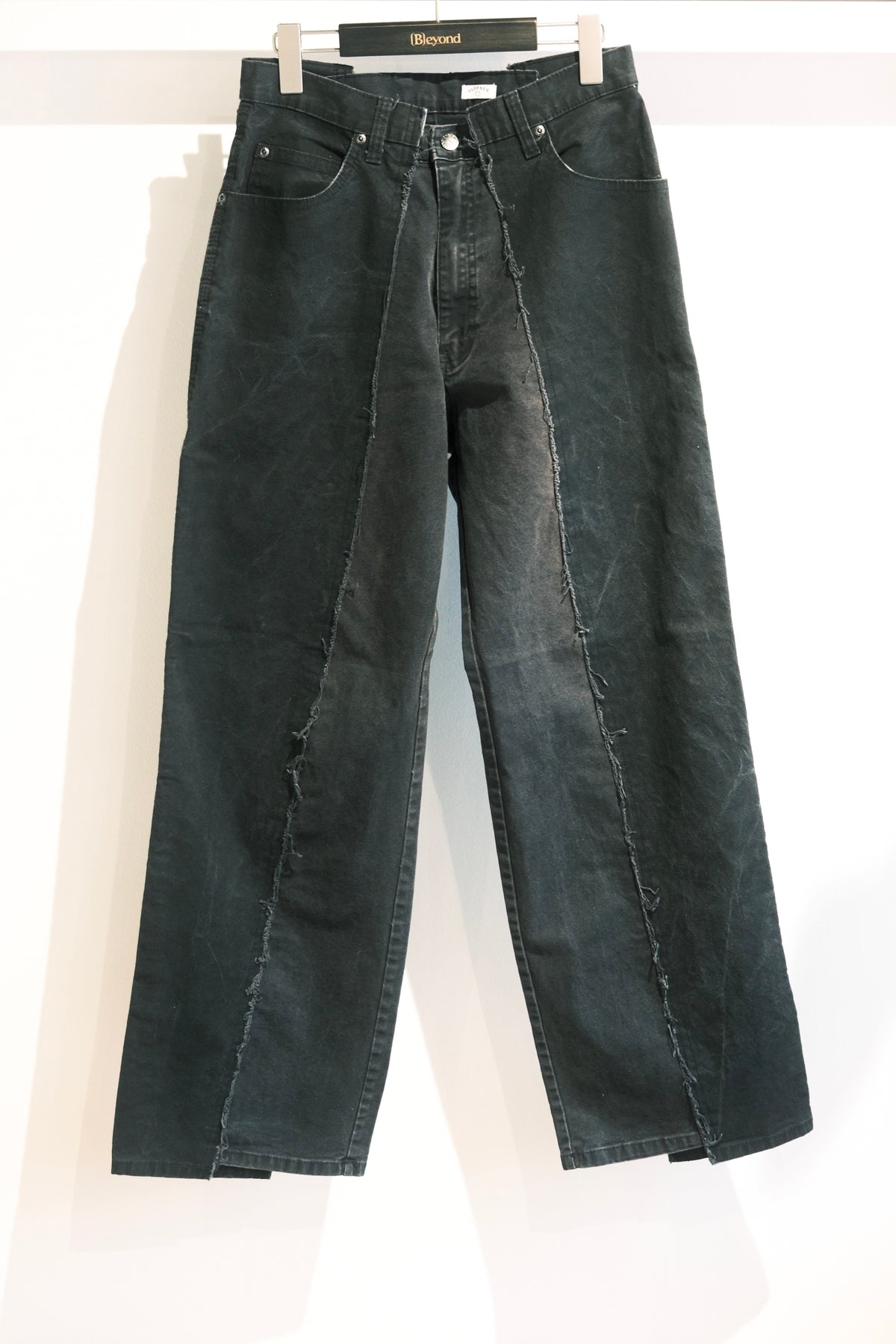 OLDPARK : BAGGY CARPENTER PANTS -DUCK- (BLACK、Sサイズ)