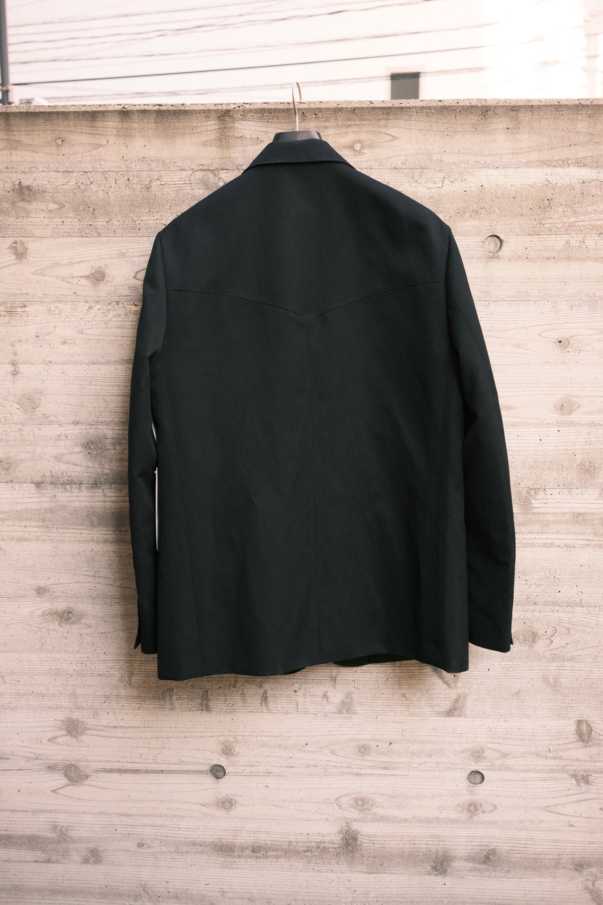 The Letters : COW BOY SACK JACKET -LACINE WOOL LINEN-