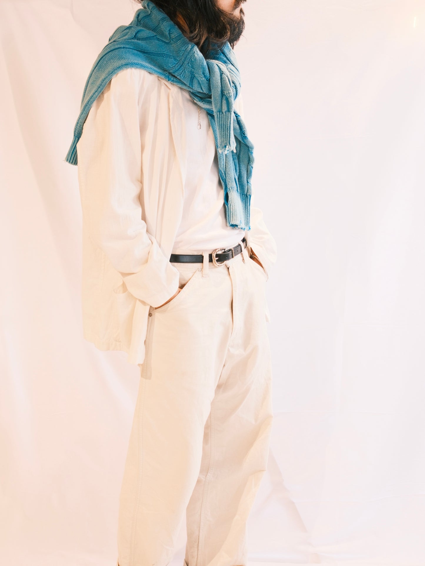 JOHN MASON SMITH/JANE SMITH: 5G COTTON TILDEN DAMAGE SWEATER