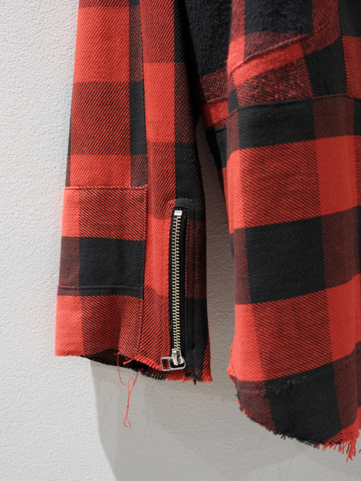 OLDPARK : RIDERS SHIRT -FLANNEL- / RED