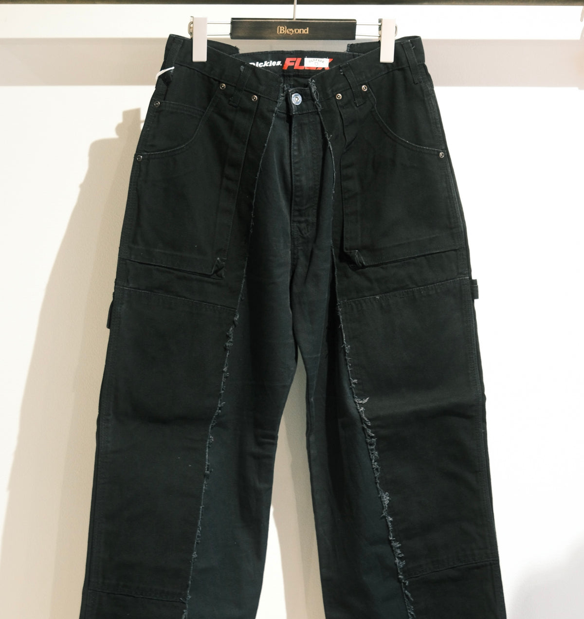 OLDPARK : BAGGY CARPENTER PANTS -DUCK- (BLACK、Mサイズ)