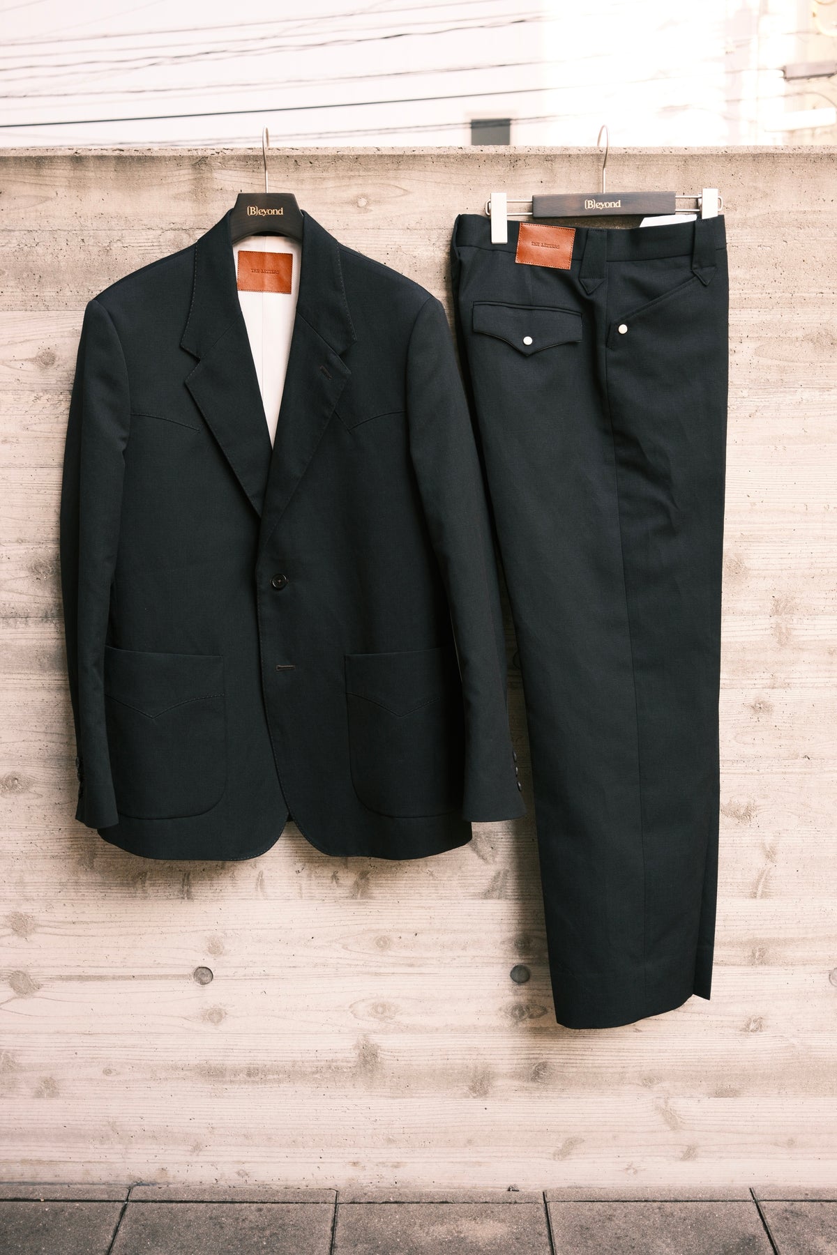 The Letters : COW BOY TROUSERS -LACINE WOOL LINEN-