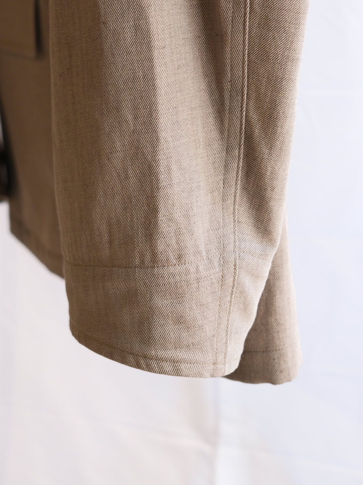 The Letters : WORKERS BLAZER - HARD TWIST YARN LINEN WOOL -