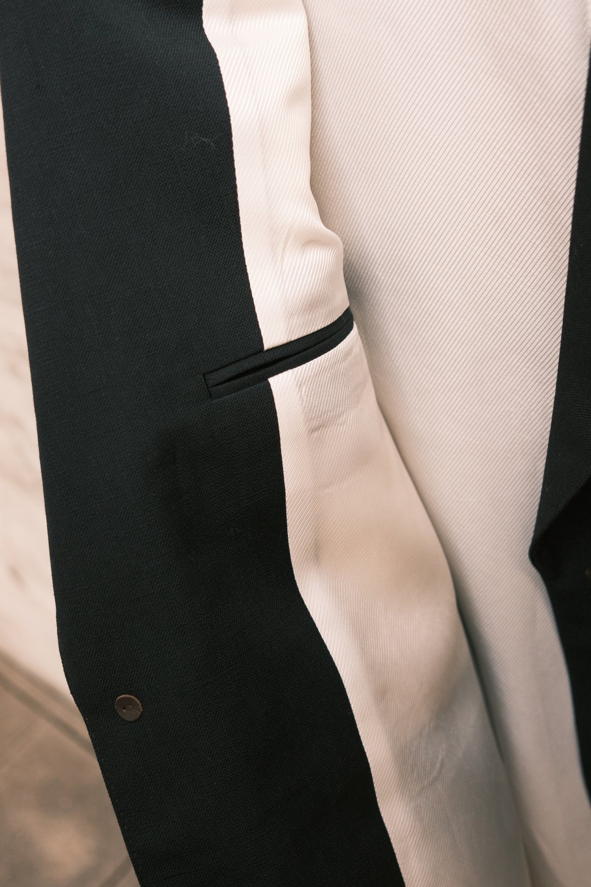 The Letters : COW BOY SACK JACKET -LACINE WOOL LINEN-
