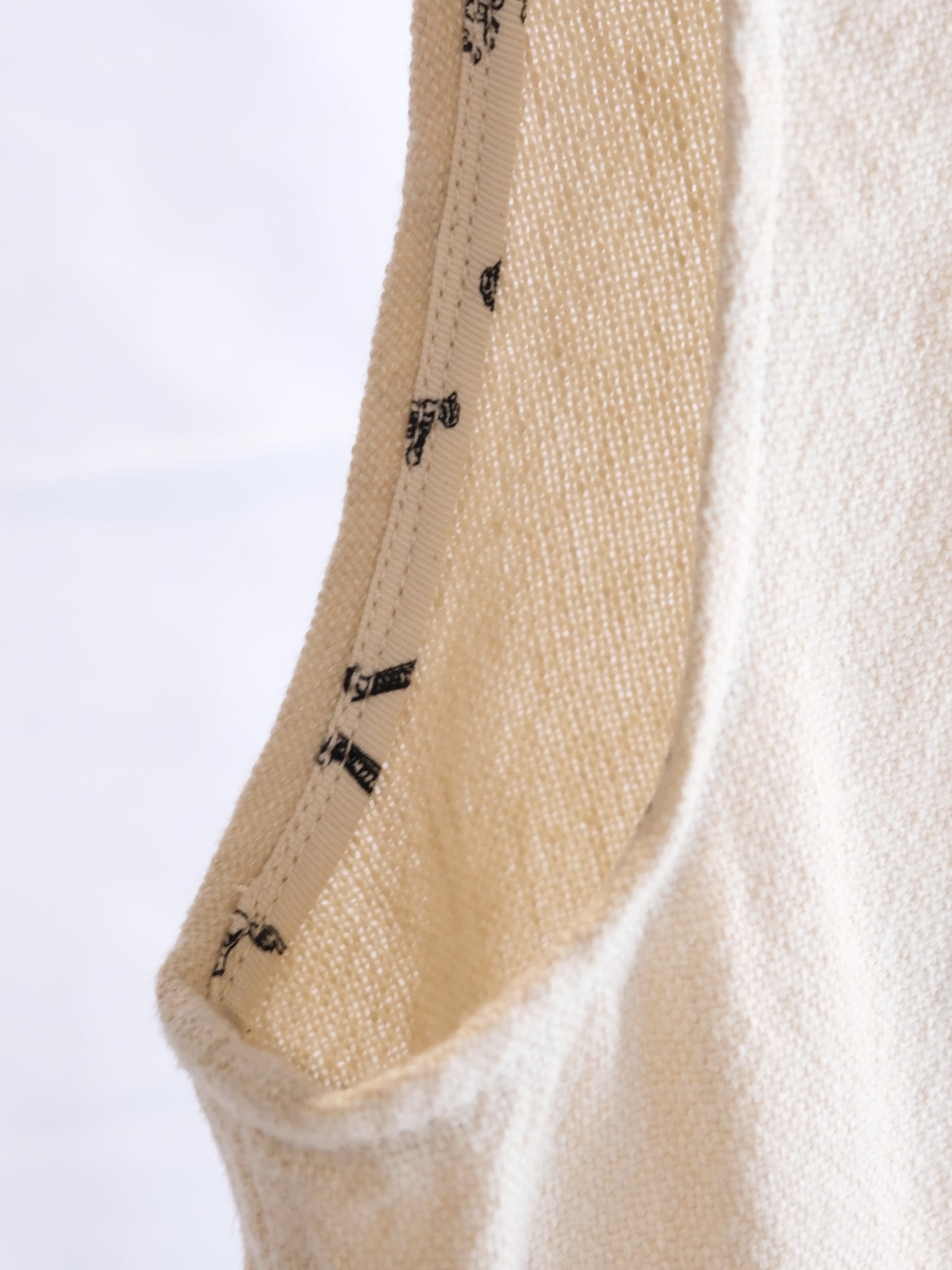 The Letters : CONCHO VEST -BLANKET LINEN WOOL-