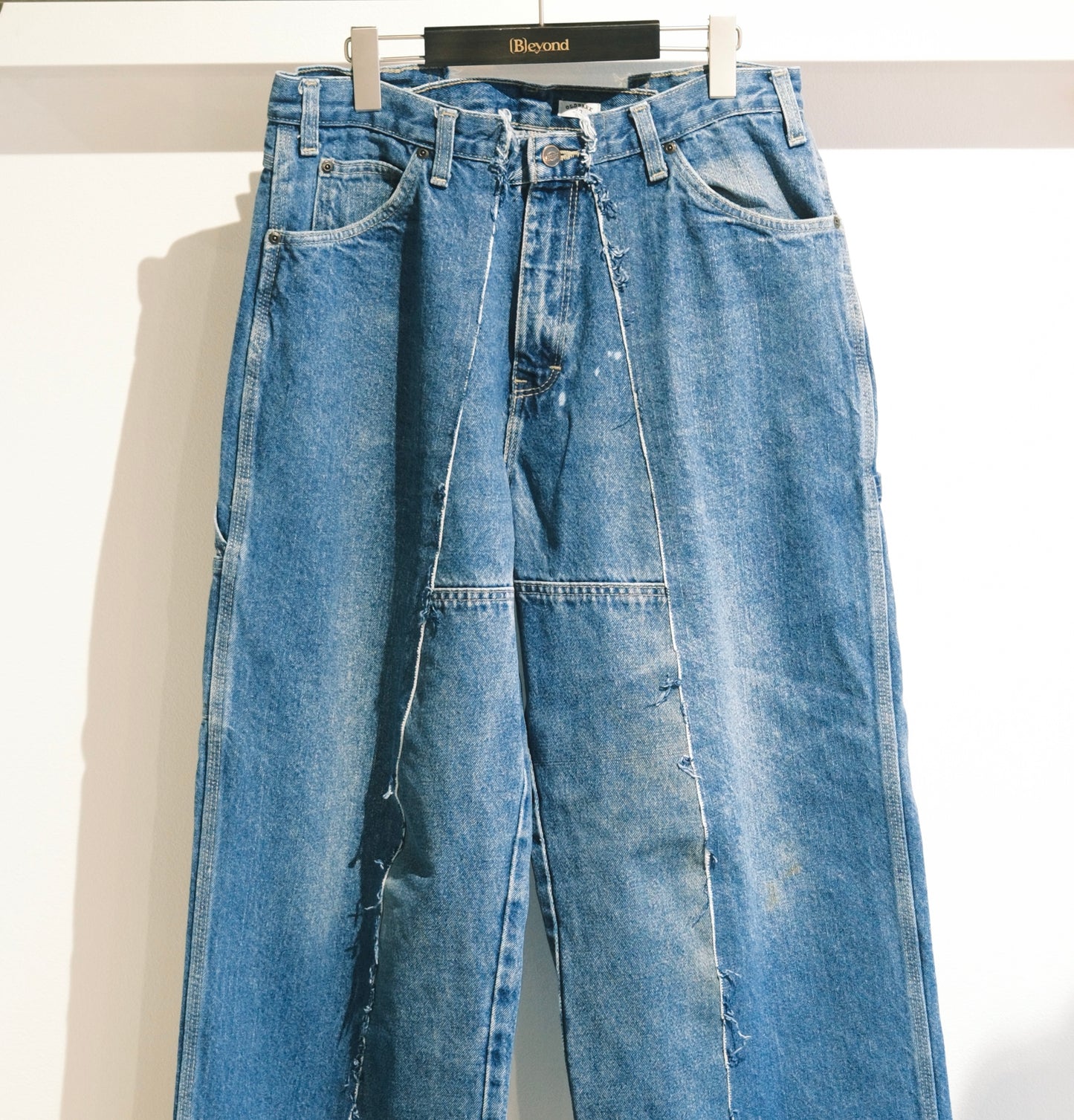 OLDPARK : BAGGY CARPENTER PANTS -DENIM-  (BLUE、XLサイズ)