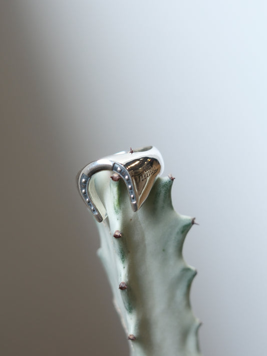 The Letters : HORSESHOE SIGNET RING