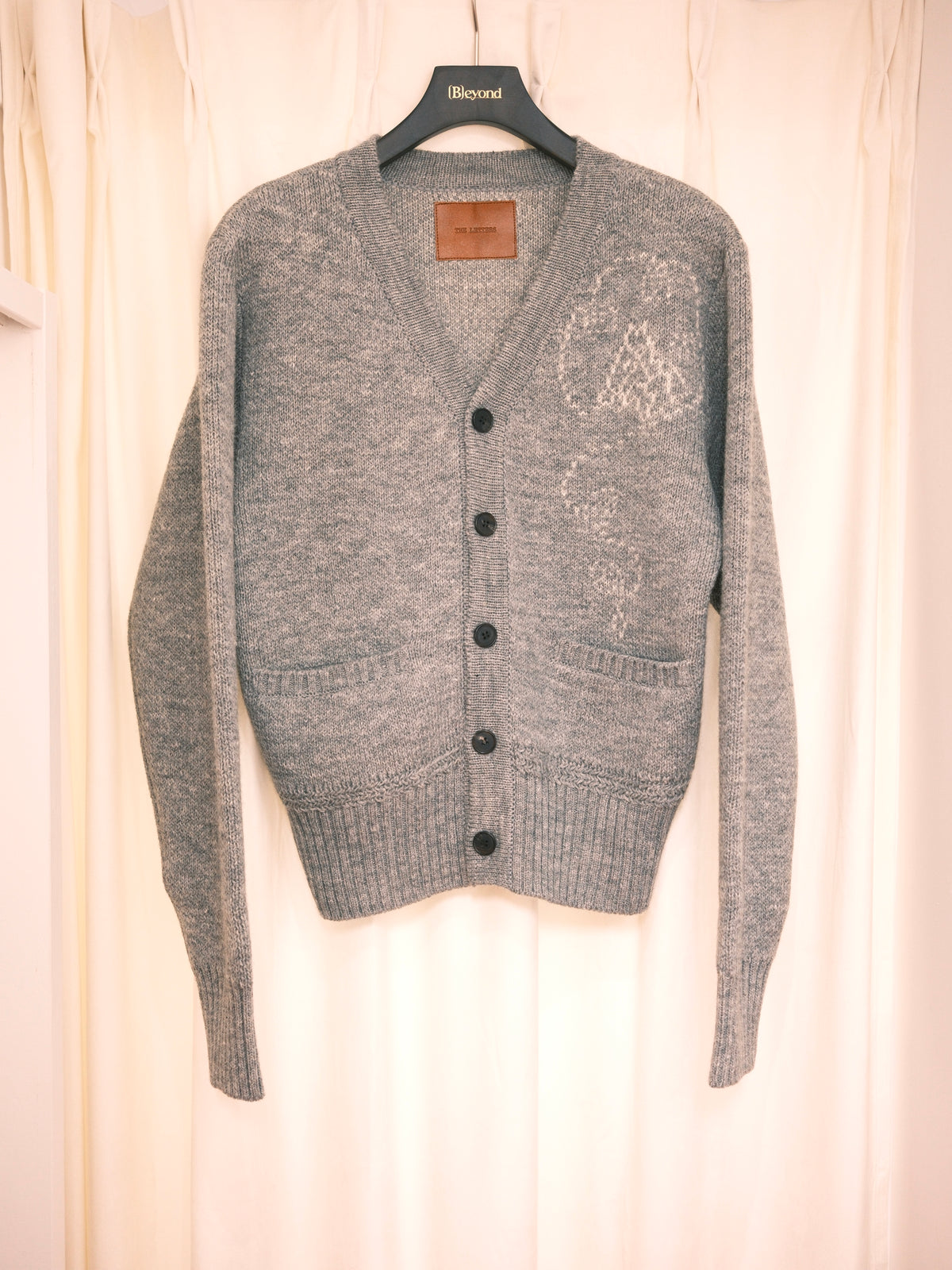 The Letters : 5G COW BOY CARDIGAN -SHETLAND WOOL LINEN-