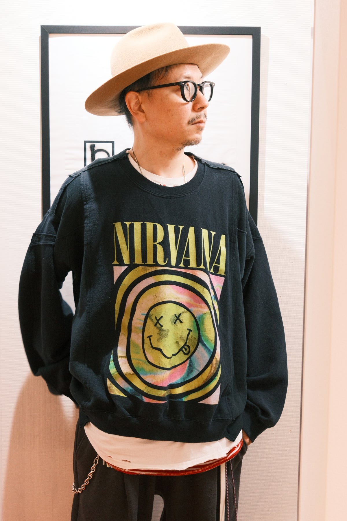 OLDPARK : BAGGY SWEAT -NIRVANA- / Fサイズ