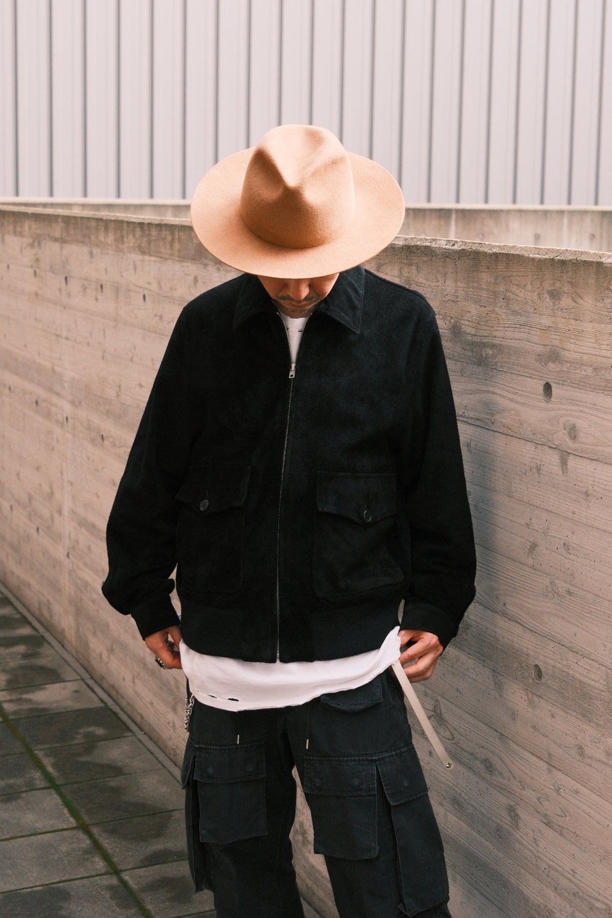 MINEDENIM :STIE-lo/WACKO MARIA/ SUEDE LEATHER JACKET