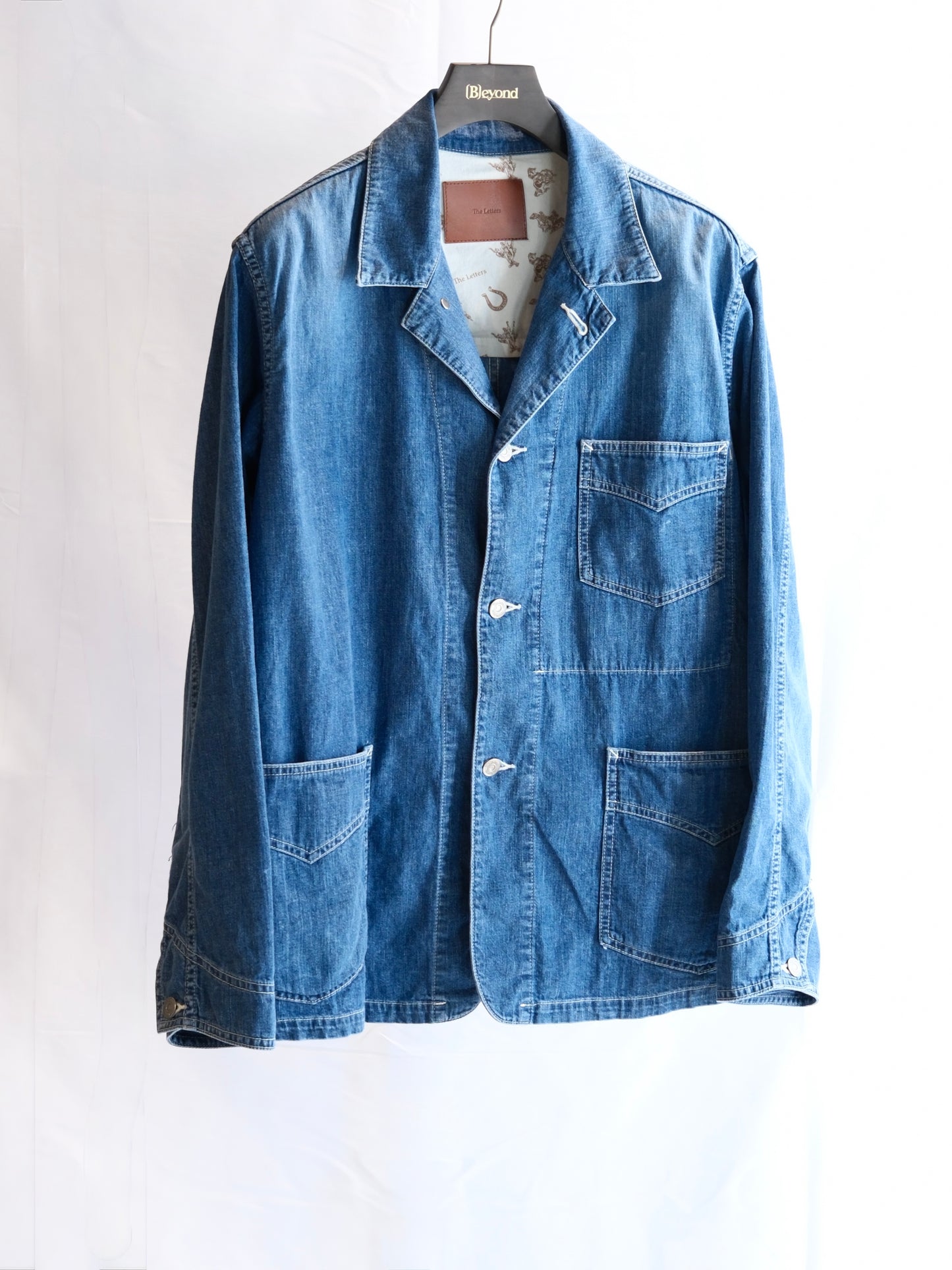 The Letters : WORKERS JACKET -USED WASHED DENIM-