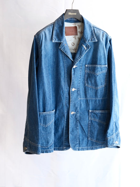 The Letters : WORKERS JACKET -USED WASHED DENIM-