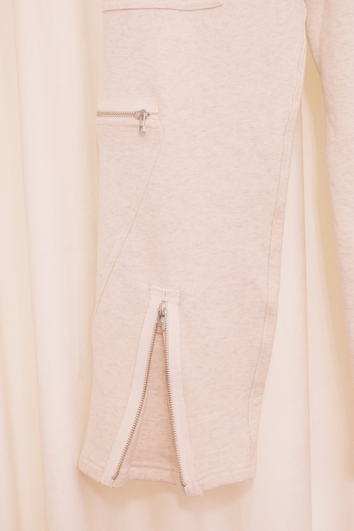 OLDPARK : PARACHUTE SWEAT PANTS (OATMEAL)