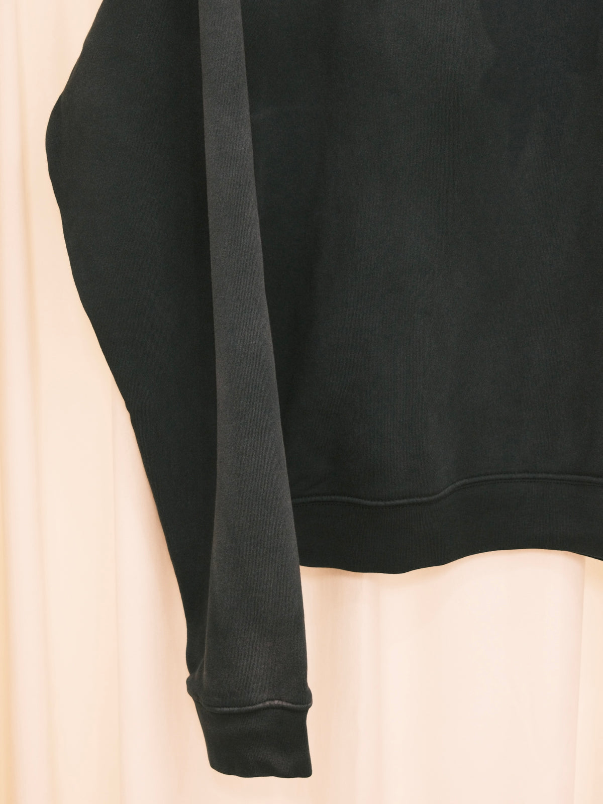 TODAY edition : PATCH MARK SWEATSHIRT / BLACK