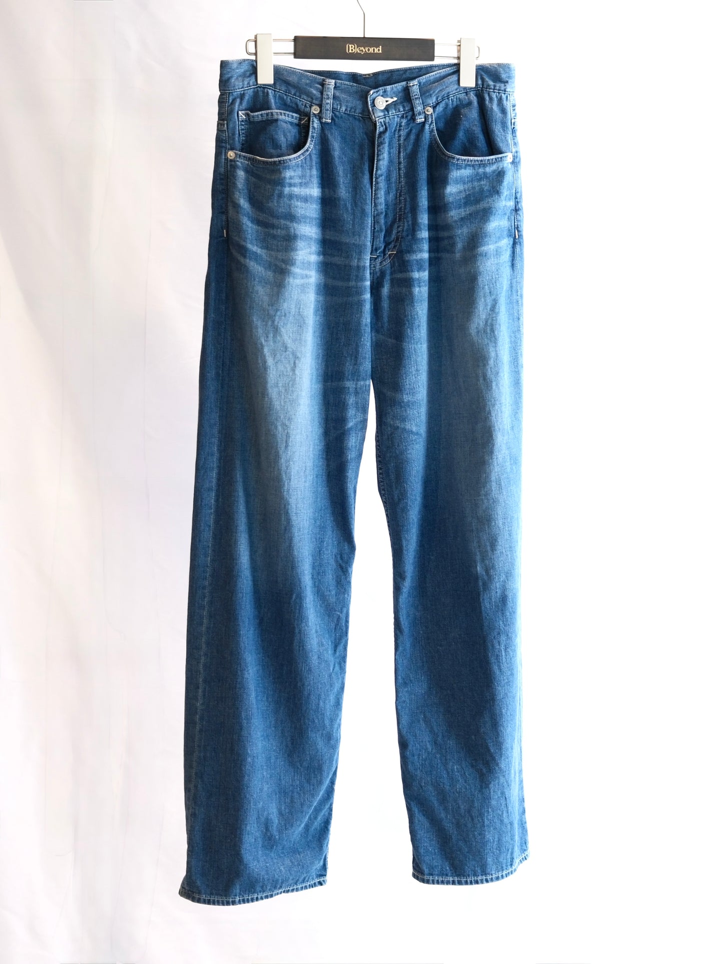 The Letters : 5 POCKET PANTS -USED WASHED DENIM-