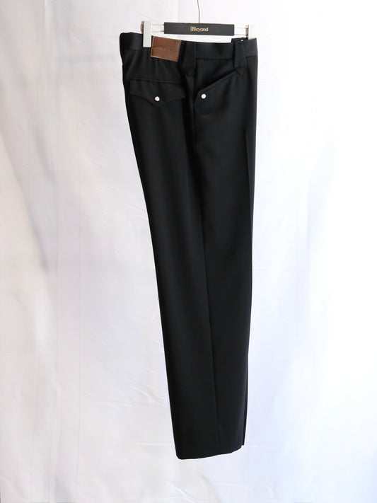 The Letters : WESTERN TROUSERS -HARD TWIST YARN WOOL