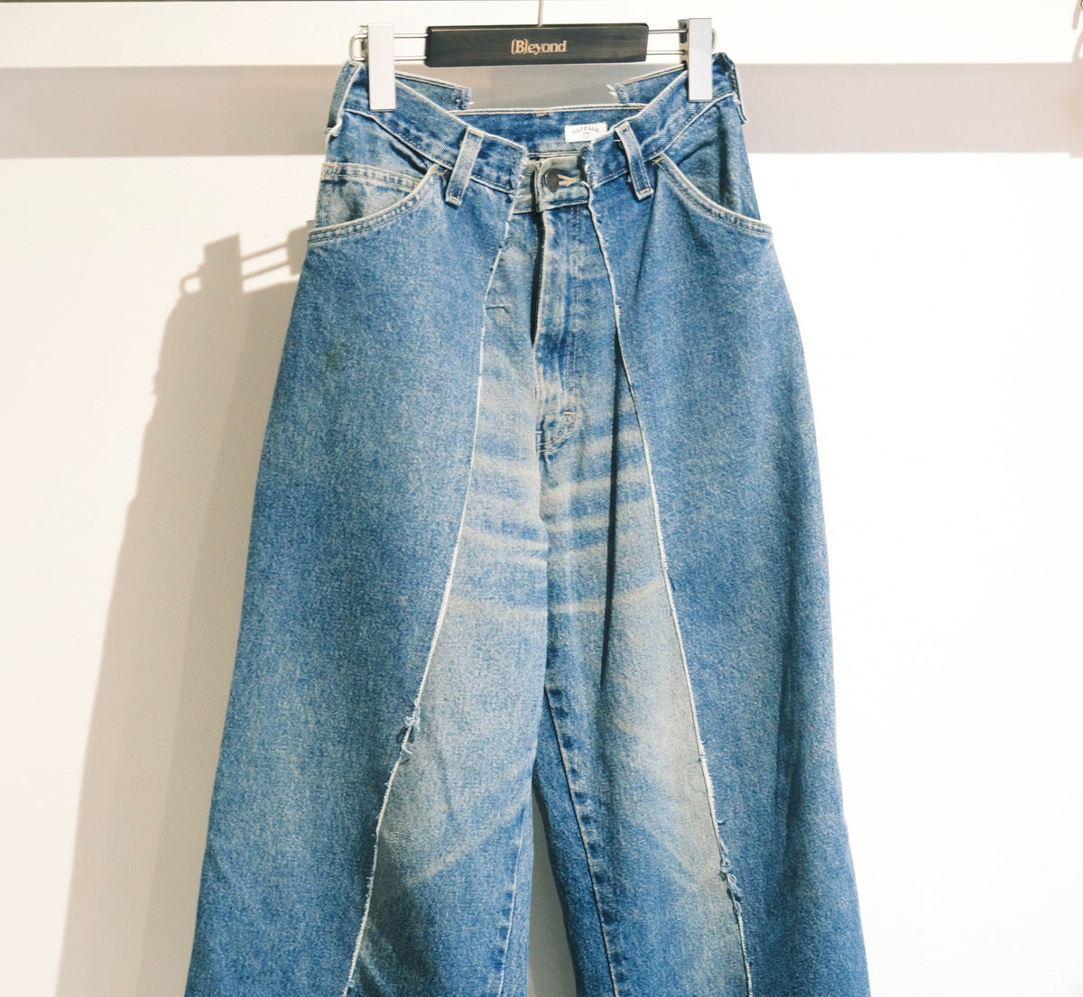 OLDPARK : BAGGY CARPENTER PANTS -DENIM- (BLUE、XSサイズ)