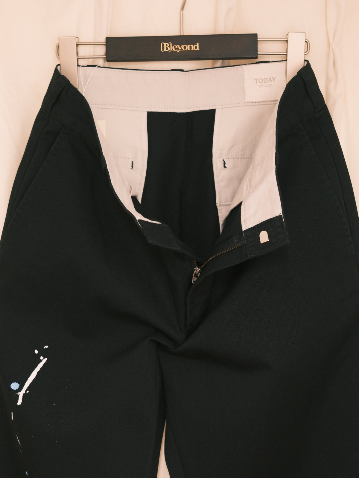 TODAY edition : TC TWILL WORK TROUSERS / BLACK