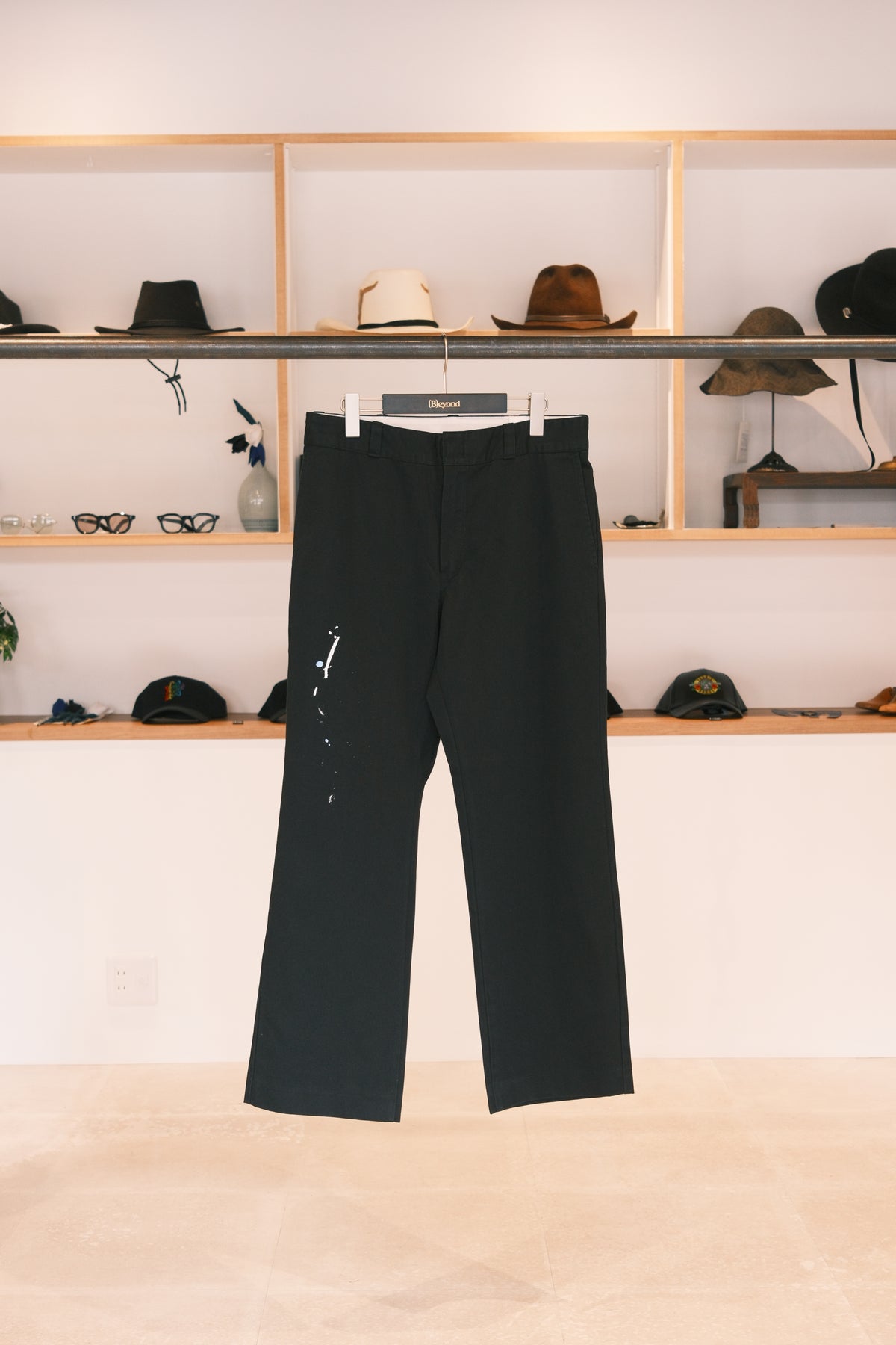 TODAY edition : TC TWILL WORK TROUSERS / BLACK