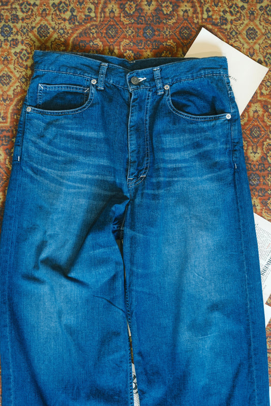 The Letters: 5 POCKET PANTS -USED WASHED DENIM-