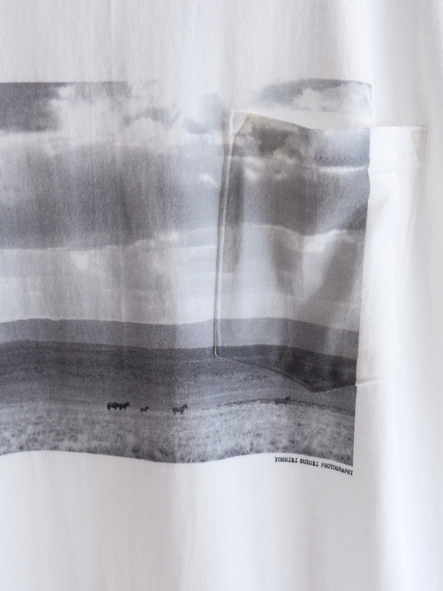 The Letters : WILD HORSE POCKET T-SHIRT