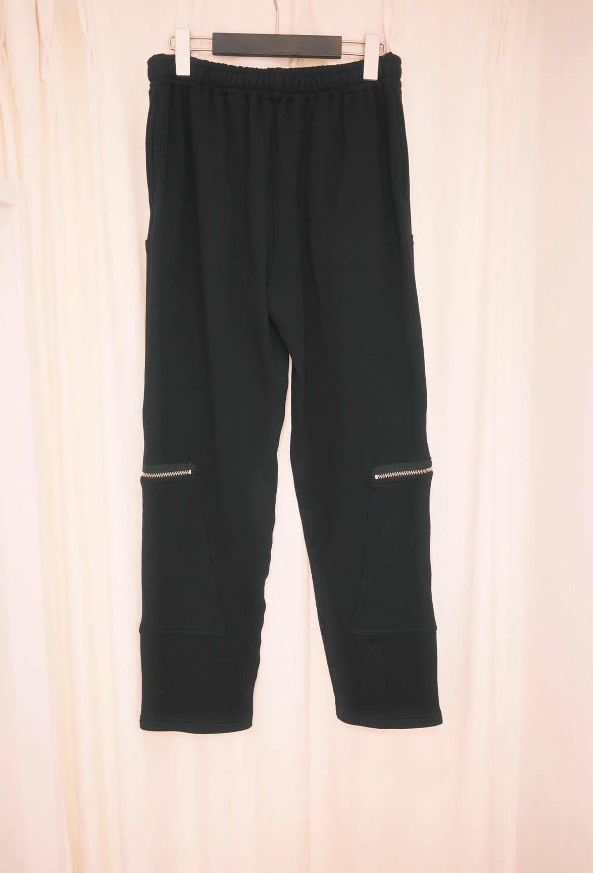 OLDPARK : PARACHUTE SWEAT PANTS (BLACK)