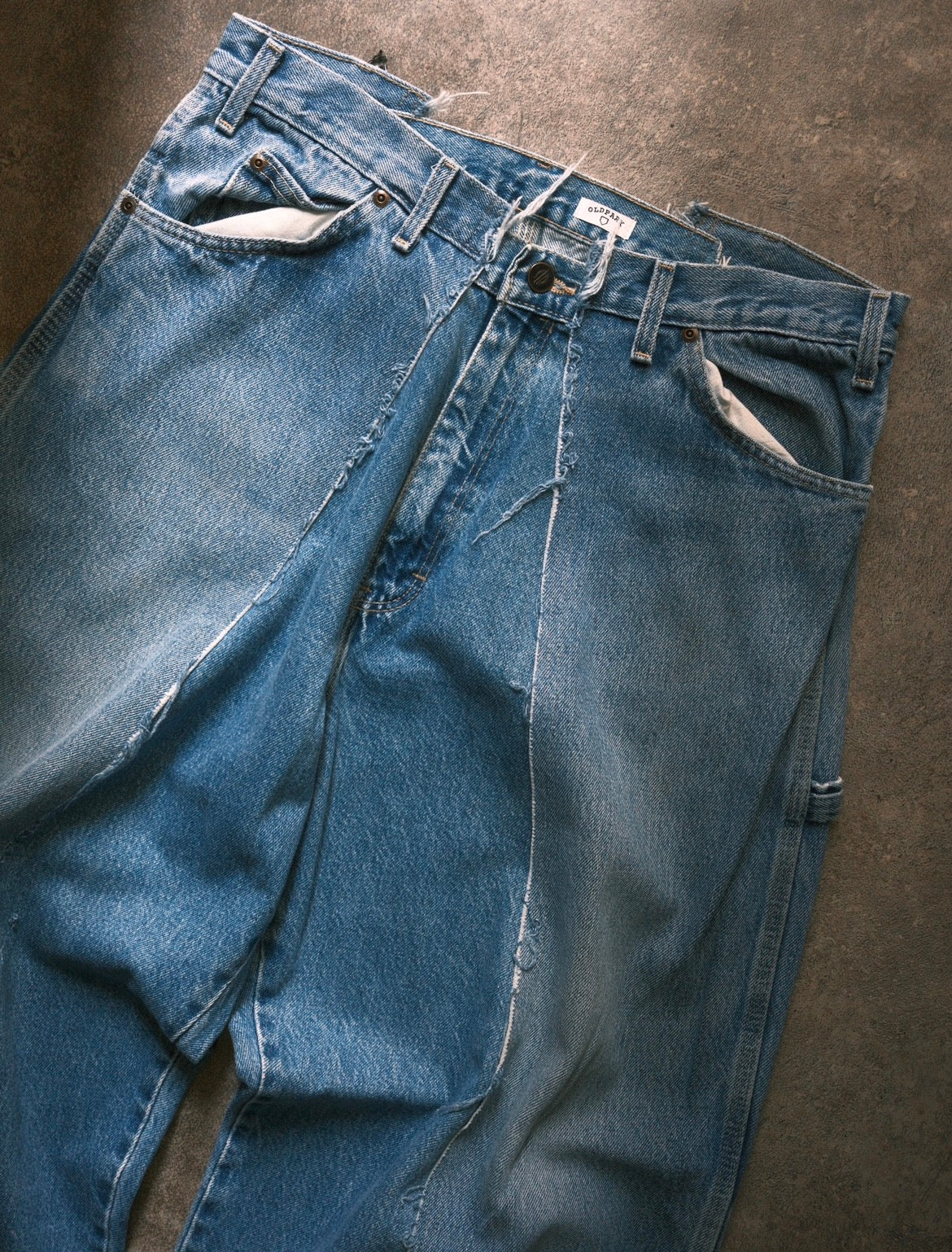 OLDPARK : BAGGY CARPENTER PANTS -DENIM- (BLUE、Lサイズ)-1
