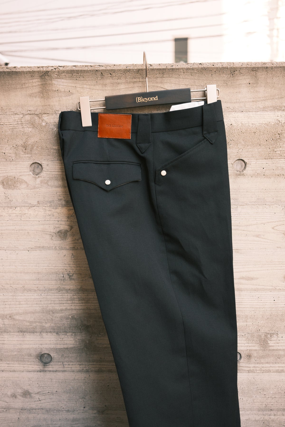 The Letters : COW BOY TROUSERS -LACINE WOOL LINEN-