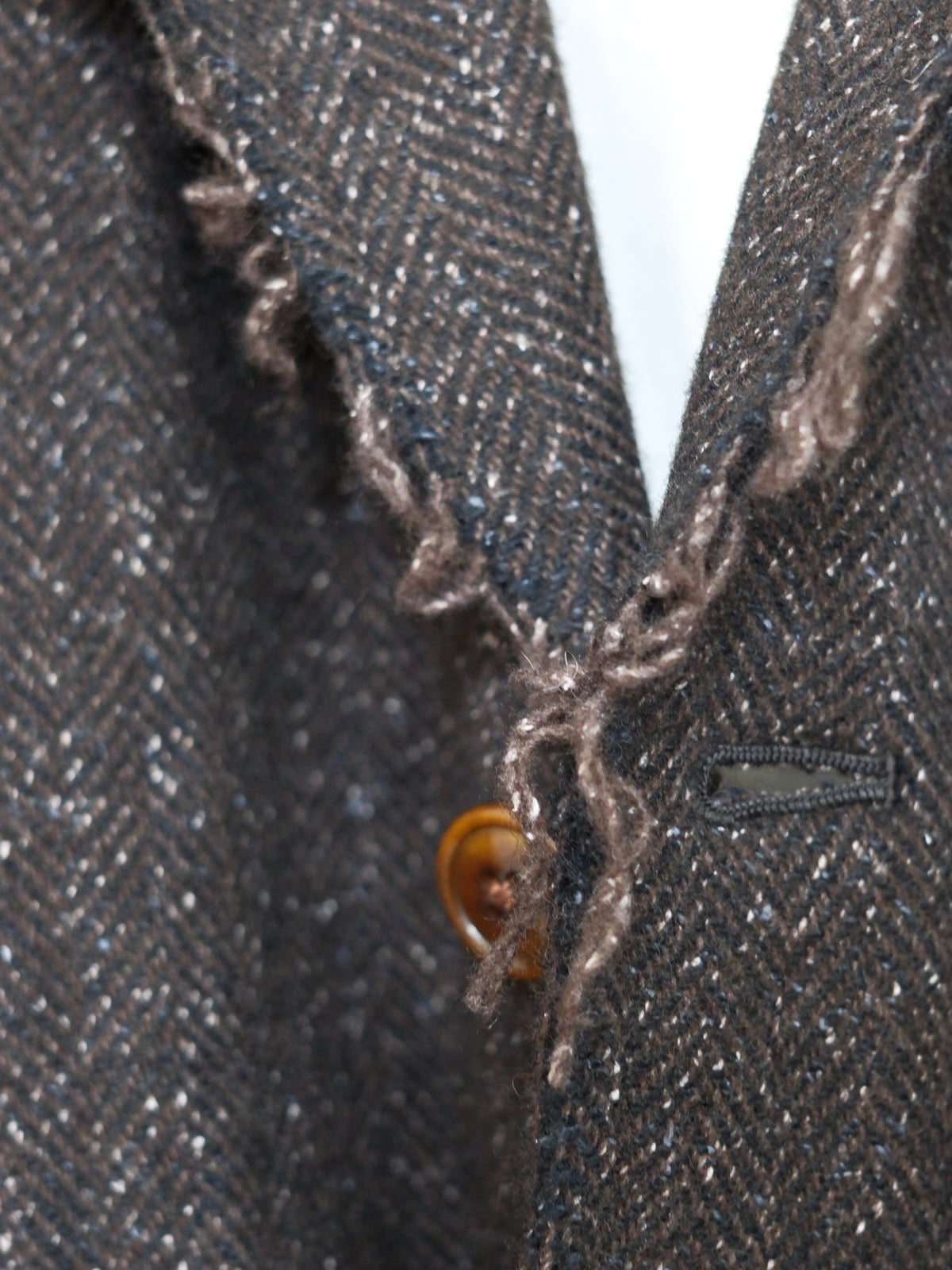 JOHN MASON SMITH / JANE SMITH : GARMENT WASHED SILKNEP TWEED JACKET