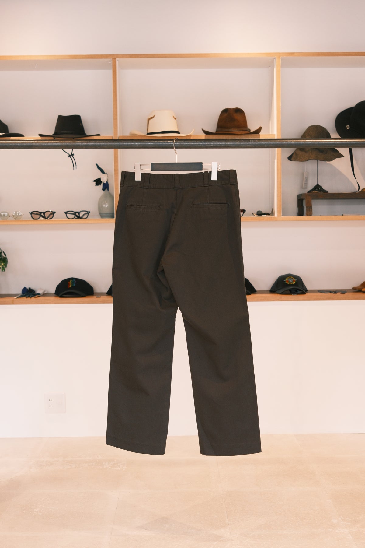 TODAY edition : TC TWILL WORK TROUSERS / BROWN