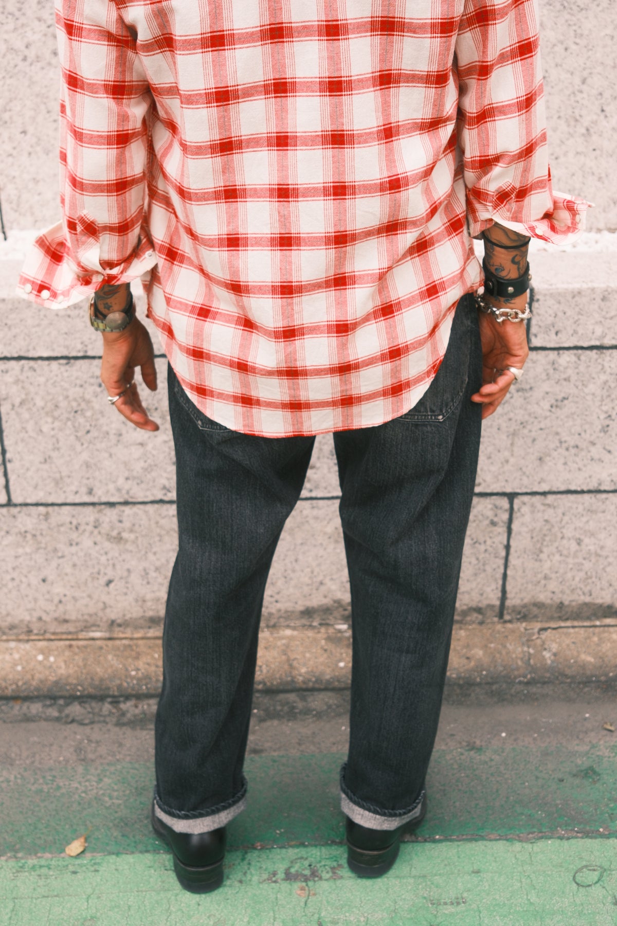 The Letters : WESTERN SHIRT -CHECK OPEN END YARN COTTON-