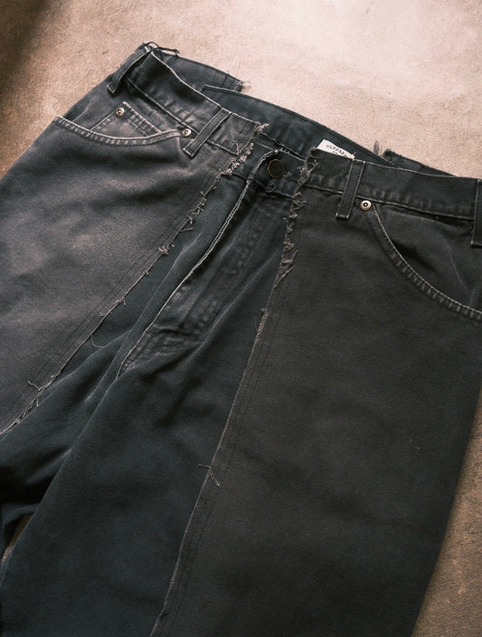 OLDPARK : BAGGY CARPENTER PANTS -DUCK- (BLACK、Mサイズ)