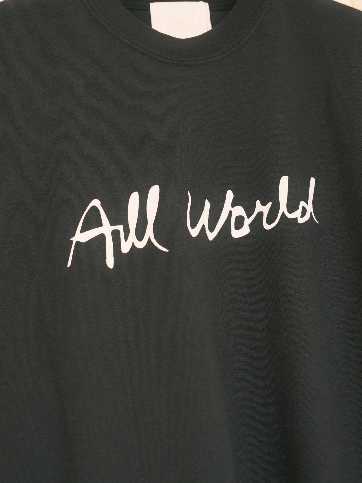 TODAY edition : ART FOR S/S tee / BLACK