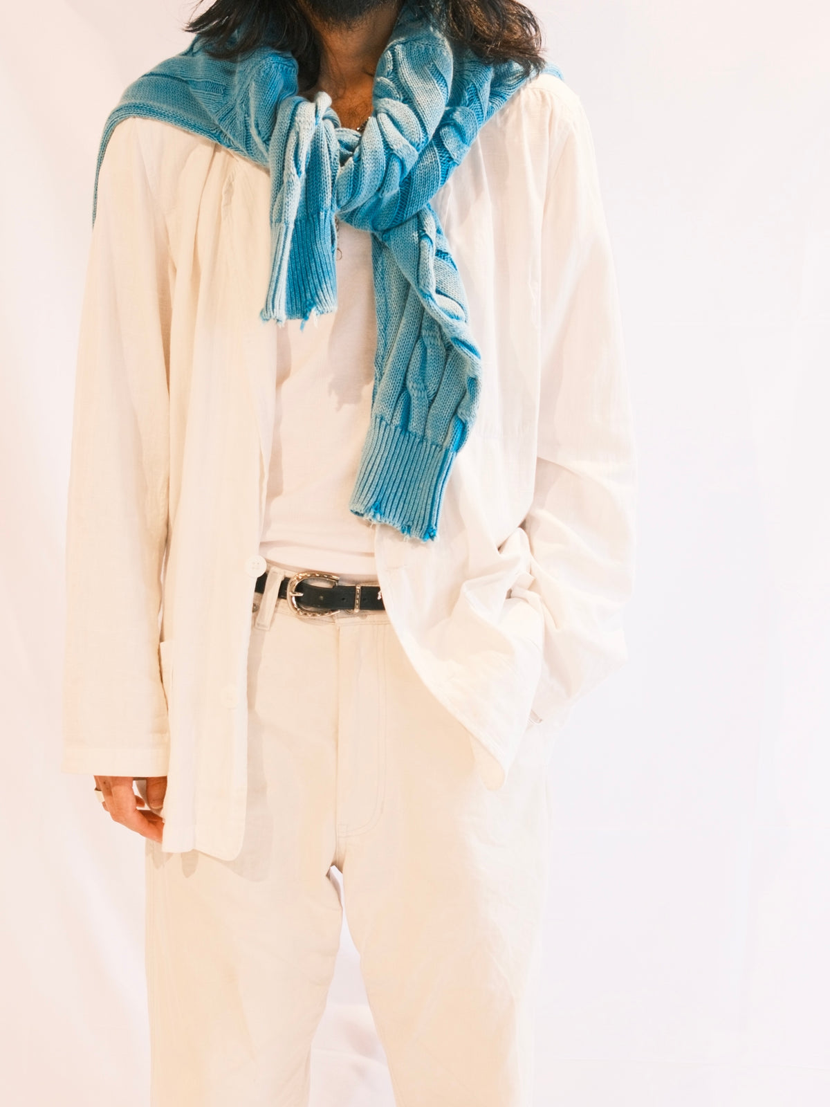 JOHN MASON SMITH/JANE SMITH: 5G COTTON TILDEN DAMAGE SWEATER