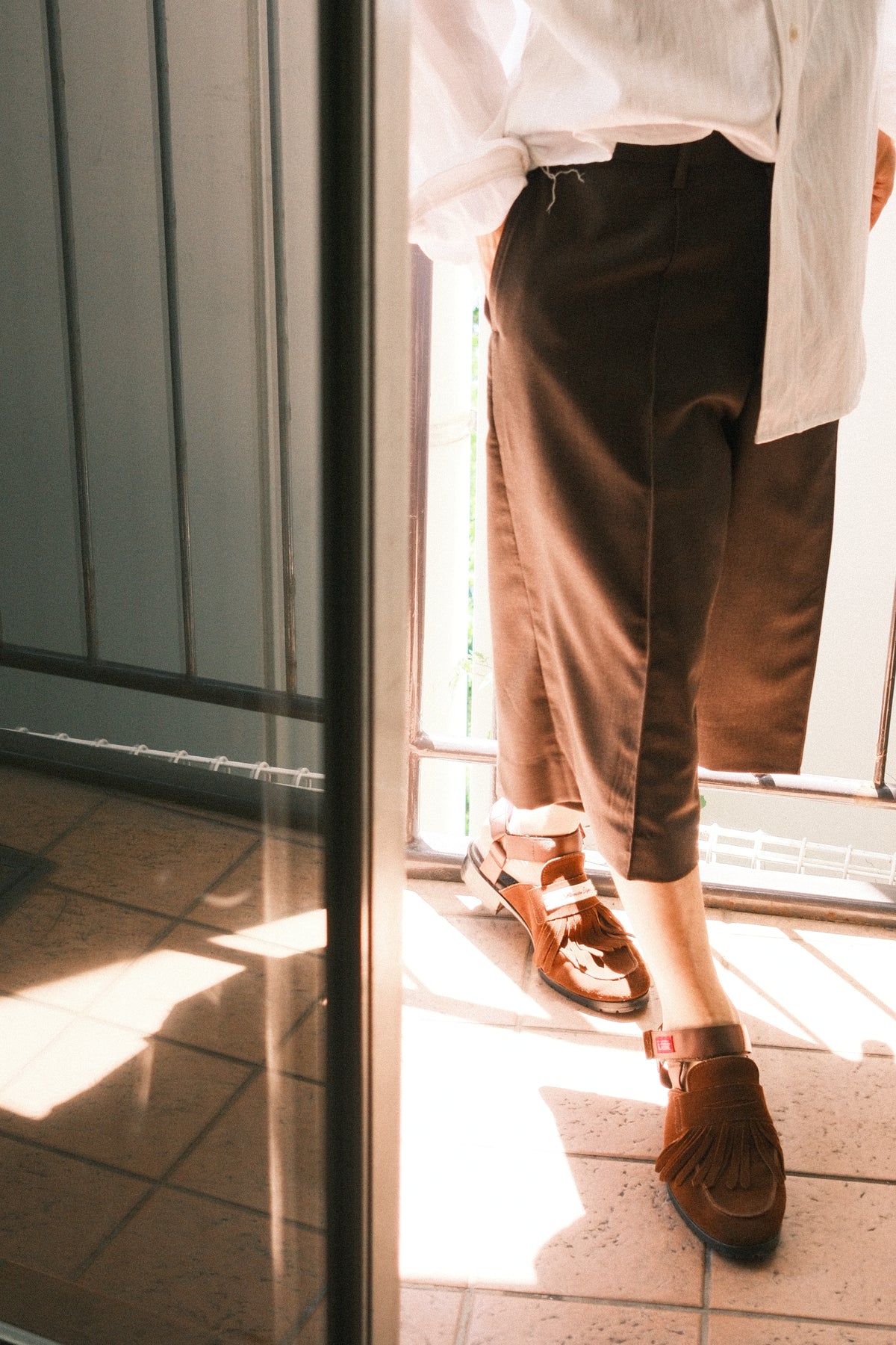 JOHN MASON SMITH / JANE SMITH : WOOL TROPICAL SHORT TROUSER