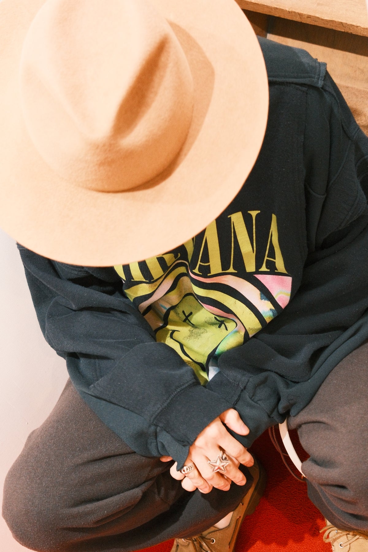 OLDPARK : BAGGY SWEAT -NIRVANA- / Fサイズ