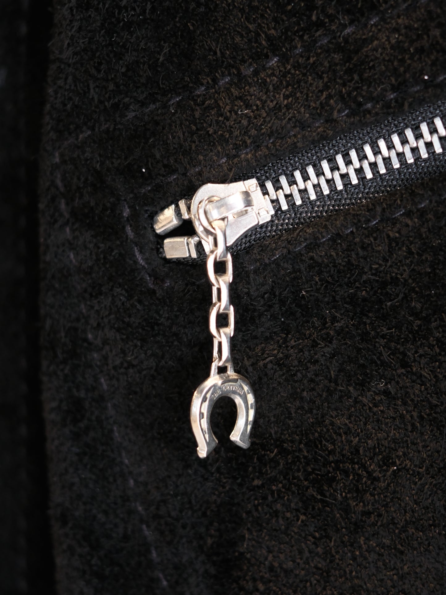 The Letters : COW BOY TRUCKER JACKET -HORSE SUEDE- / BLACK