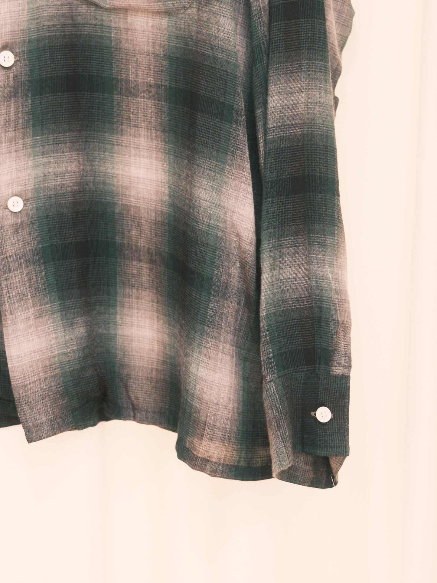 MINEDENIM : T.Rayon Omber Open Collar Shirt / GPT