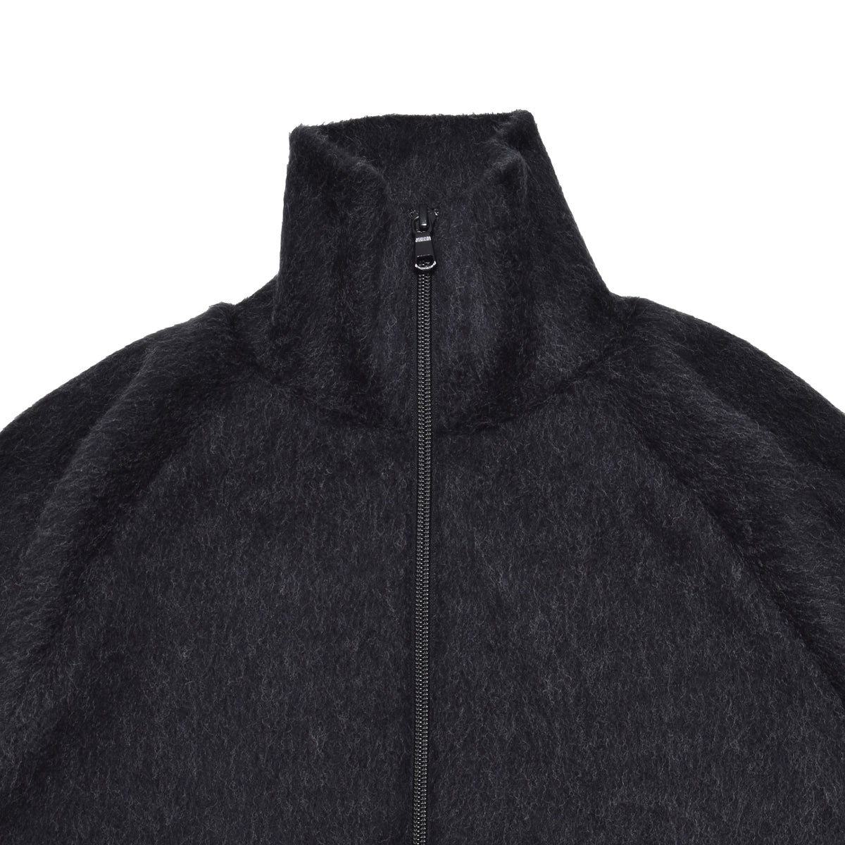MINEDENIM : A.Wool Shaggy Track Jacket / CHARCOAL GRAY